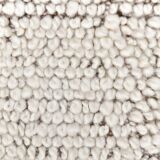 7x10 Brown White Handmade Turkish Vintage Rug 209x298Cm