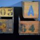4 caisses en bois