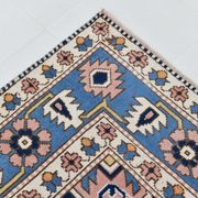6x9 oushak vintage rug, 186x267cm
