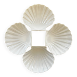 Set of 4 shell bowls