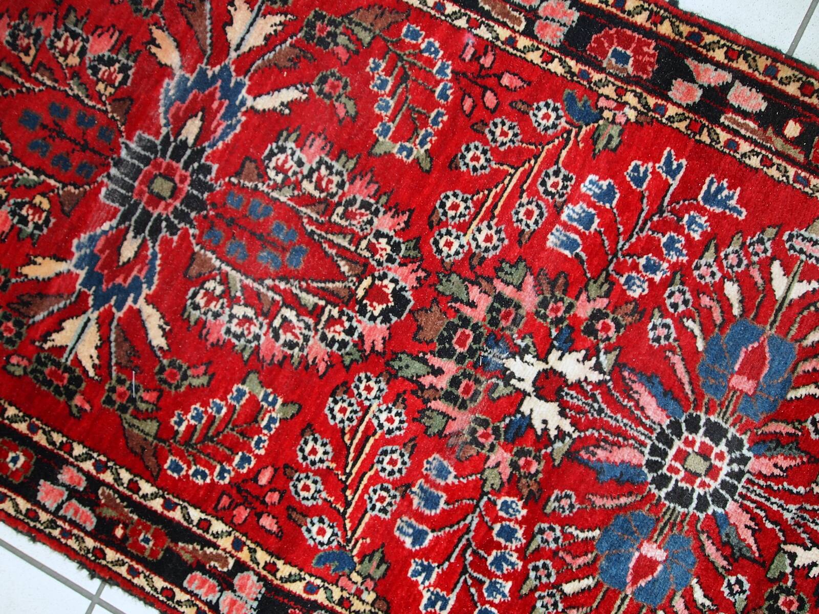 Tapis antique Lilihan du Moyen-Orient 84cm x 712cm (1910s)