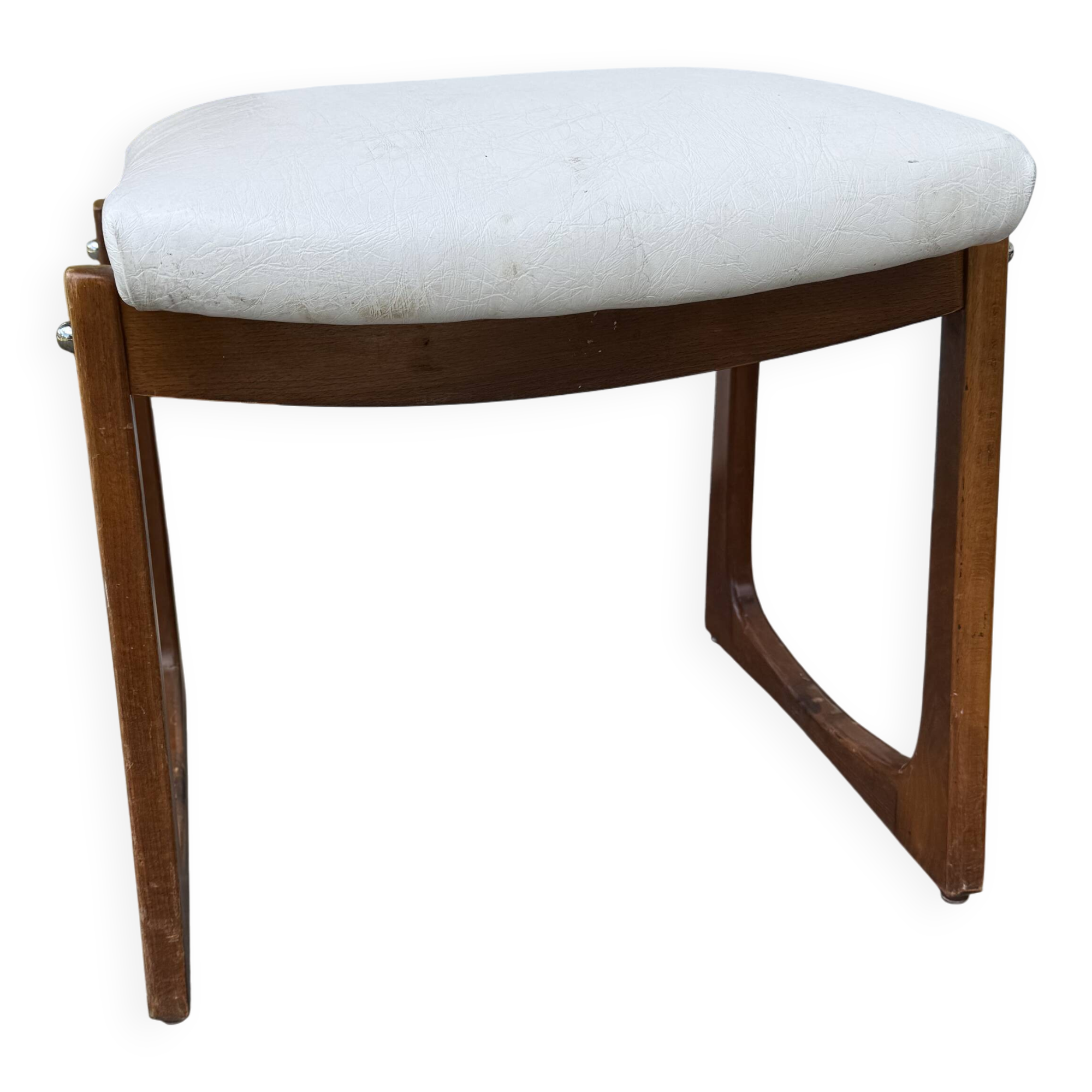 70s Scandinavian style stool or ottoman
