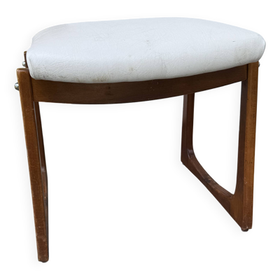 Tabouret ou ottoman style scandinave années 70