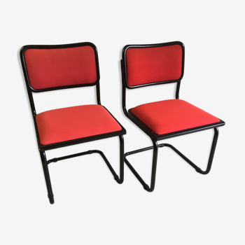Duo de chaises de Marcel Breuer années 70/80
