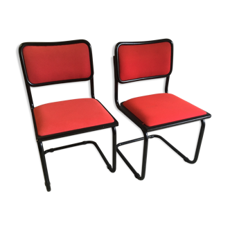 Duo de chaises de Marcel Breuer années 70/80