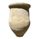 Ancient terracotta pottery jar from the 19th century.