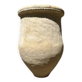 Ancient terracotta pottery jar from the 19th century.