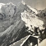 Photo on wood chalet 60s