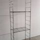 Balton vintage shelf from the 1980s in chrome metal – 215 cm
