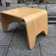 Table basse design en bois courbé vintage