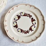 Assiettes plates Salins France