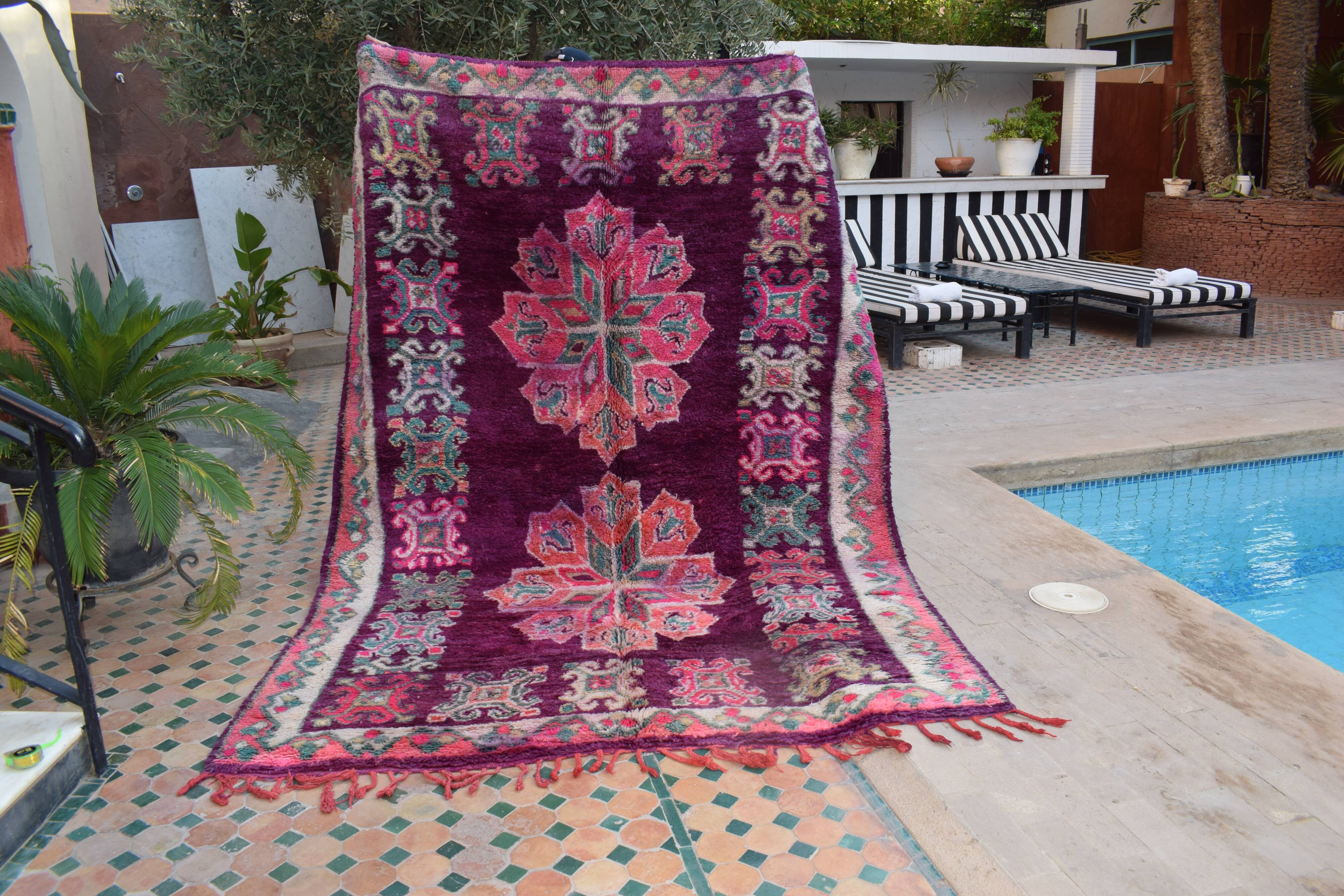 Vintage moroccan berber rug, 295x200 cm
