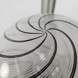 Murano Glass Swirl Floor Lamp with Three Light Points Mid Century 70s