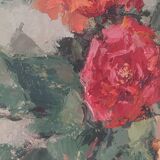 Still life with bouquet of flowers