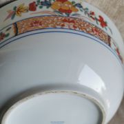 Saladier rond en porcelaine de Limoges Bernardaud modèle Pondichéry
