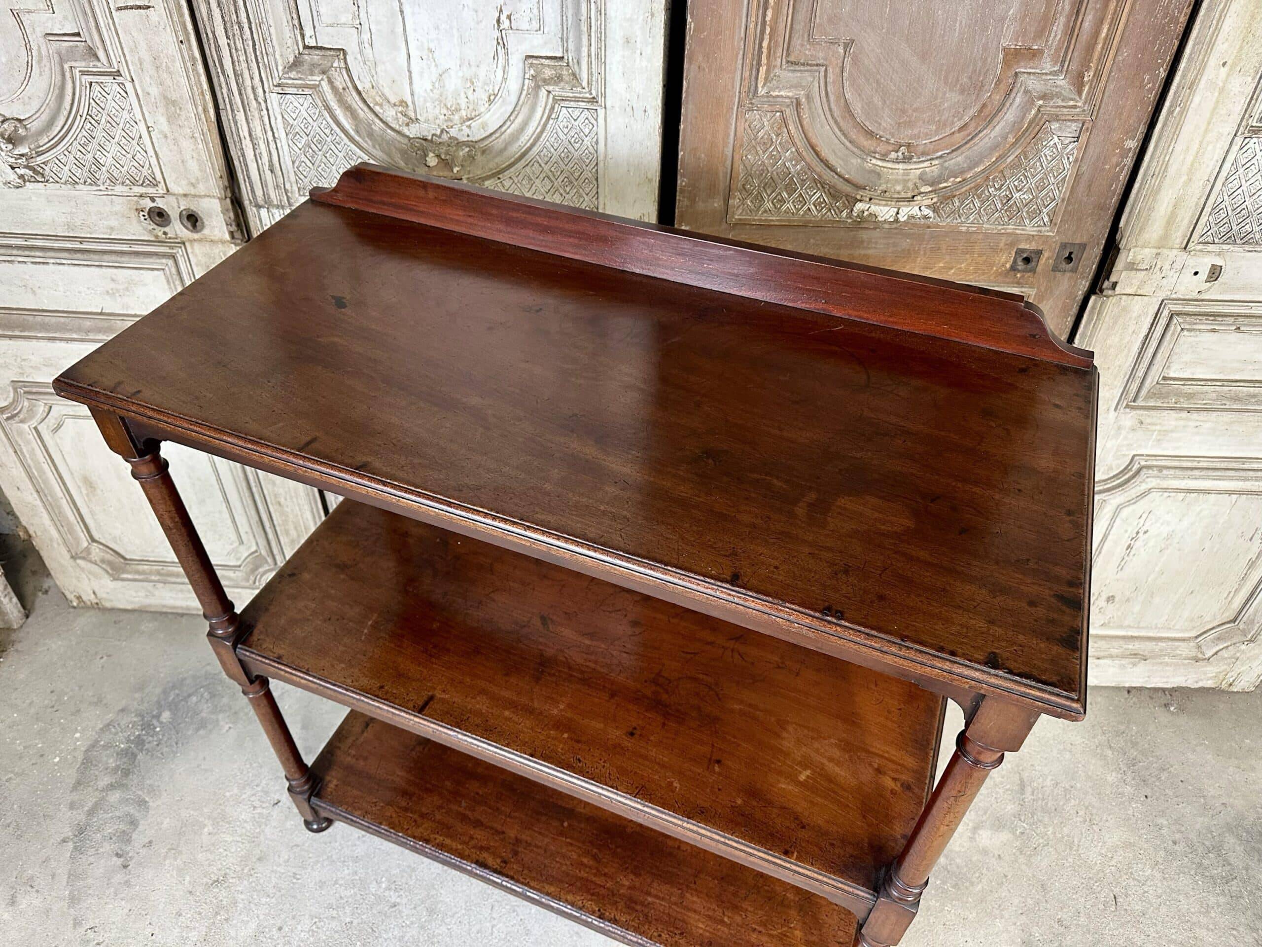 English mahogany sideboard, circa 1900