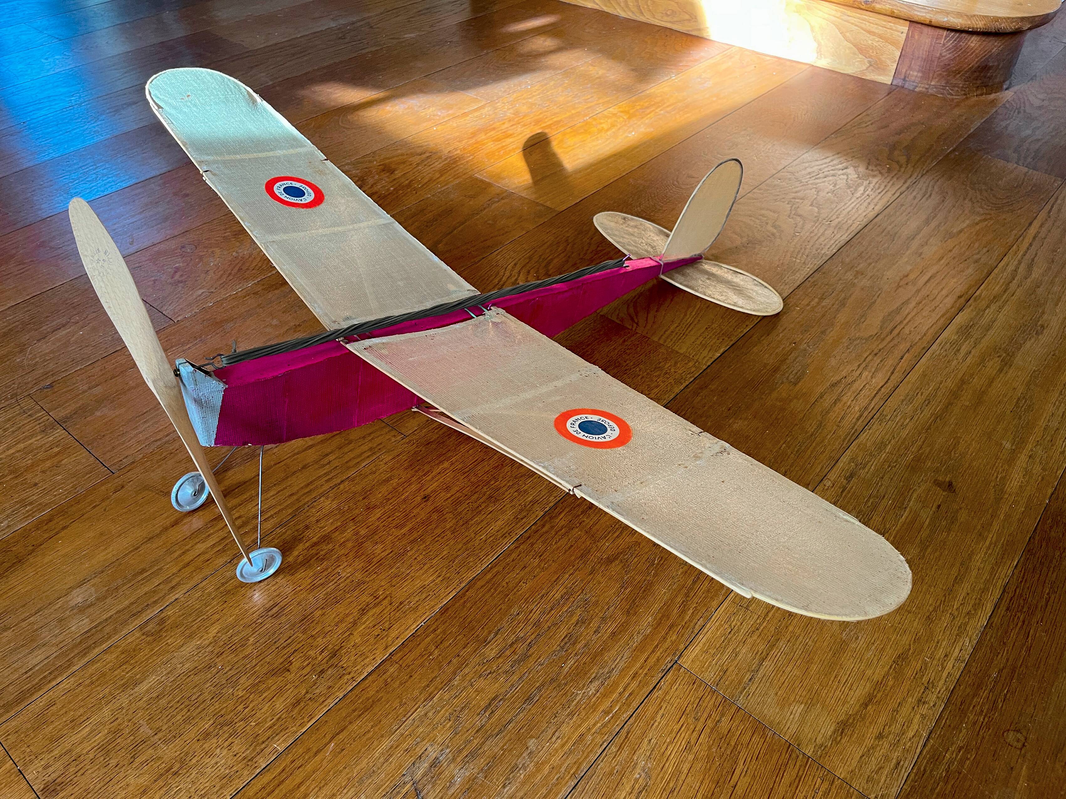 The French Airplane, "Eagle" model circa 1940, United France unmanned aircraft