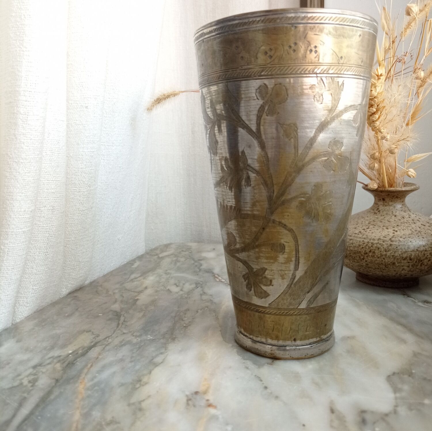 Indian lassi glass