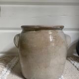 Glazed stoneware pot