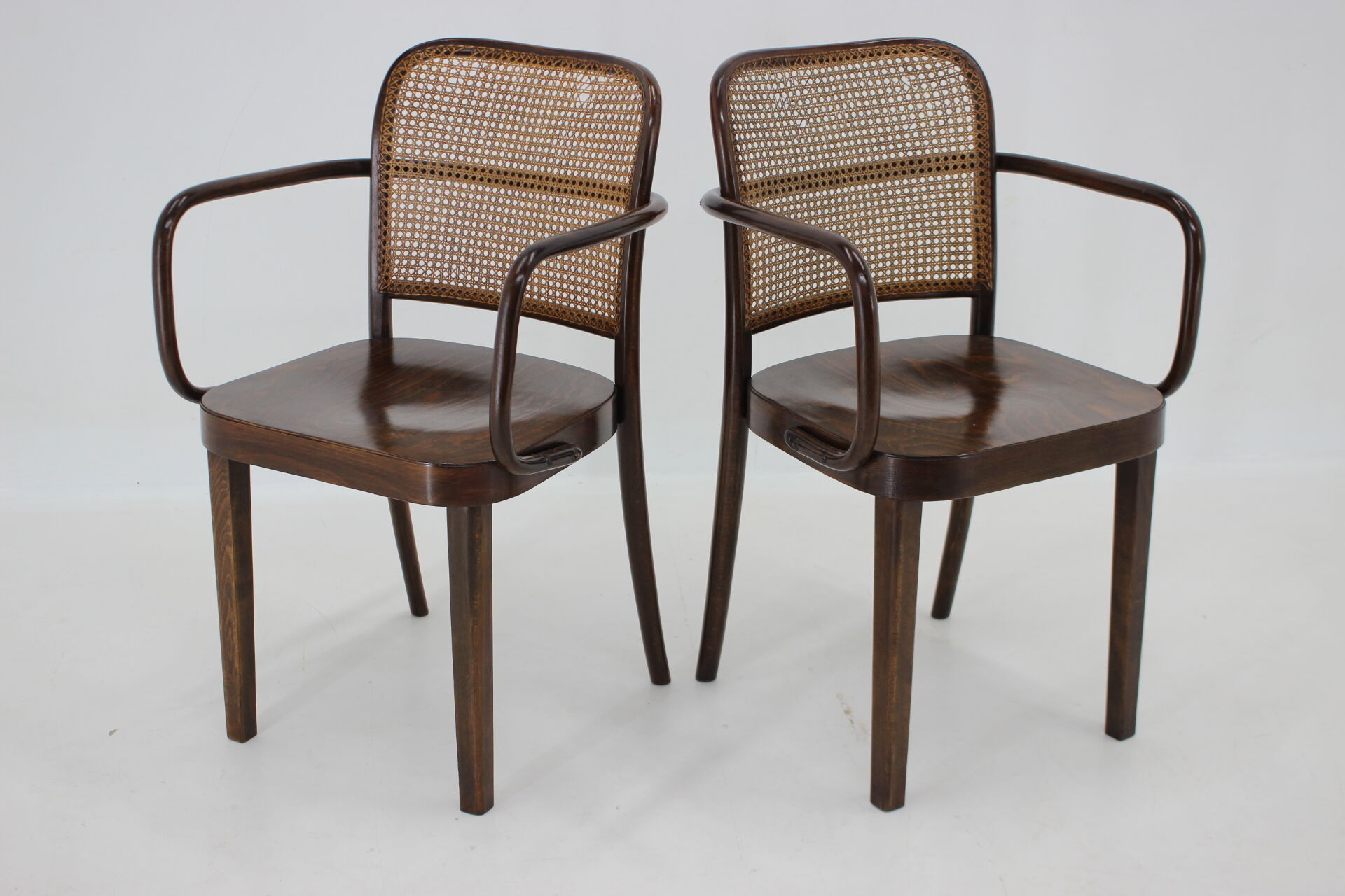 1920s Josef Hoffmann Bentwood Chairs, No. 811 for Thonet,Czechoslovakia