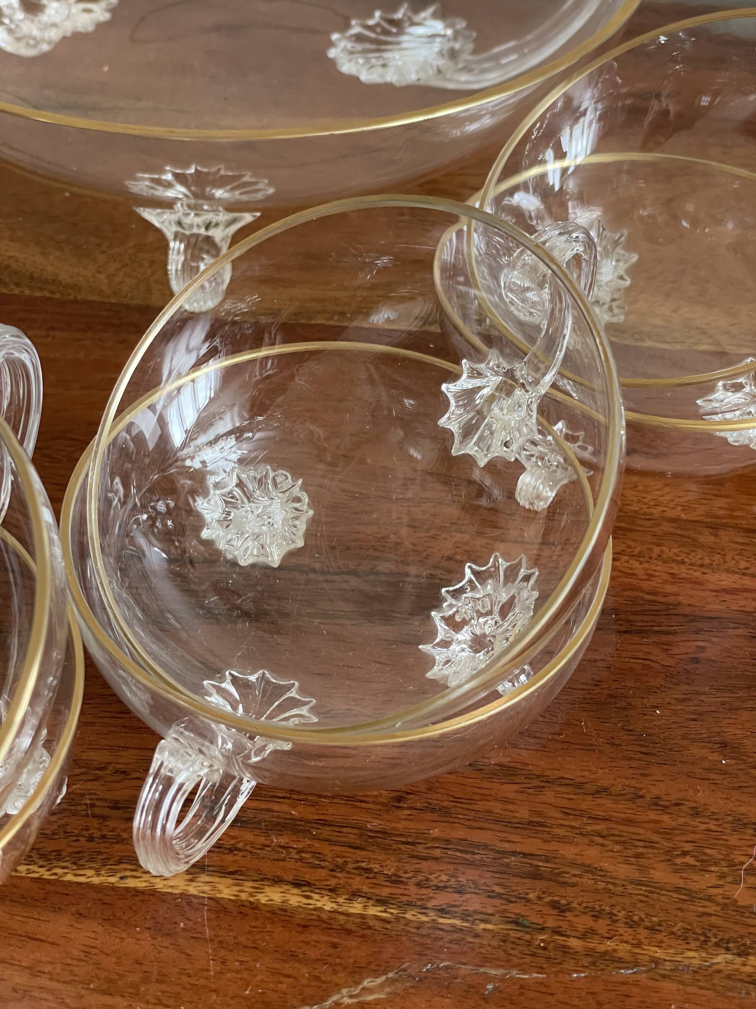 Old crystal punch service