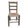 Chaise campagnarde assise en corde