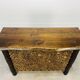 Brutalist bar made of solid wood logs, chalet style, 1970s.