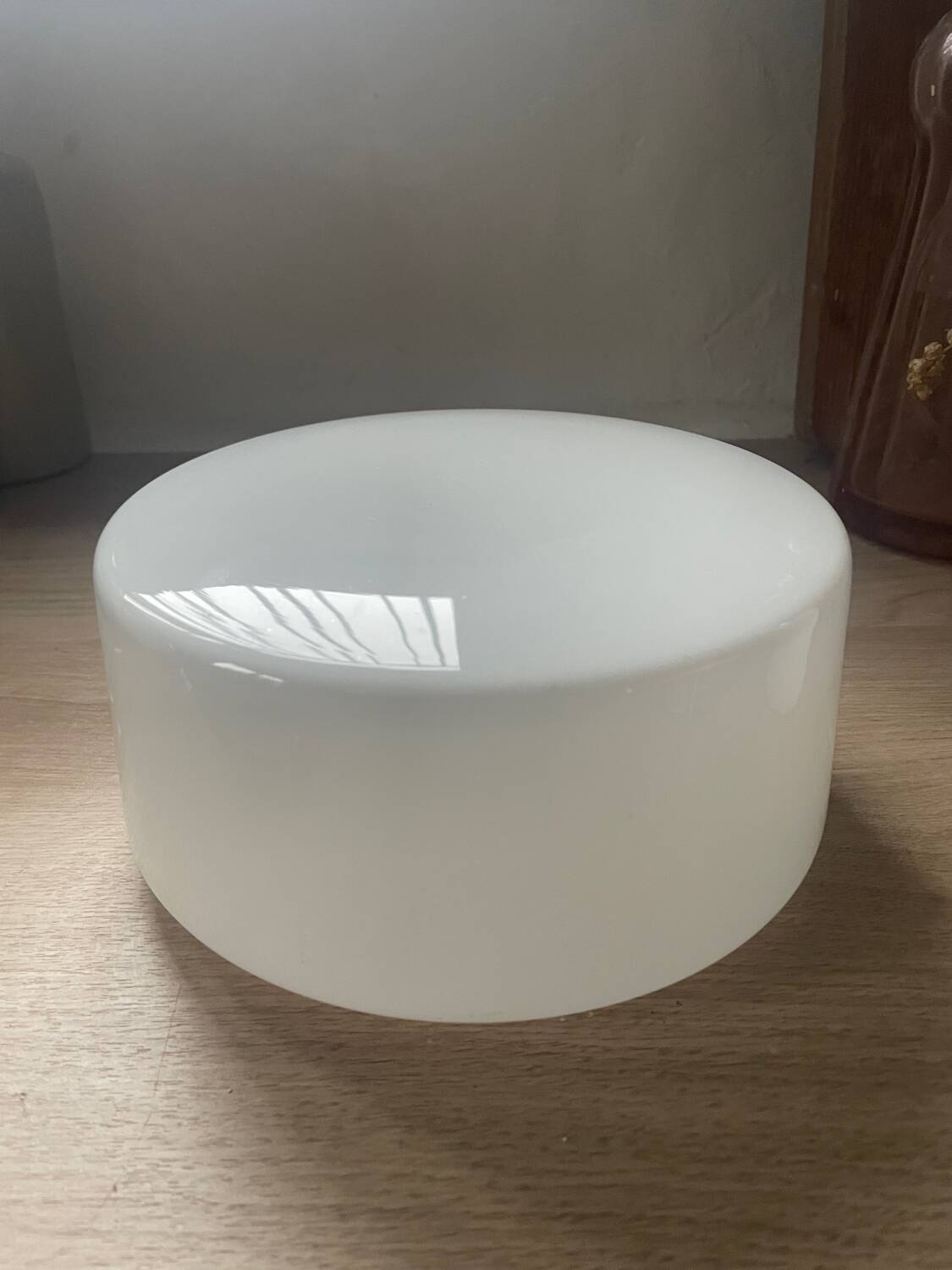 Opaline ceiling light, 1960s