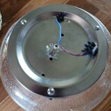 Designer ceiling light in bubble glass