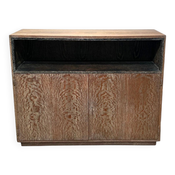 Cabinet de bureau Art Déco en chêne blanchi de De Coene, 1935