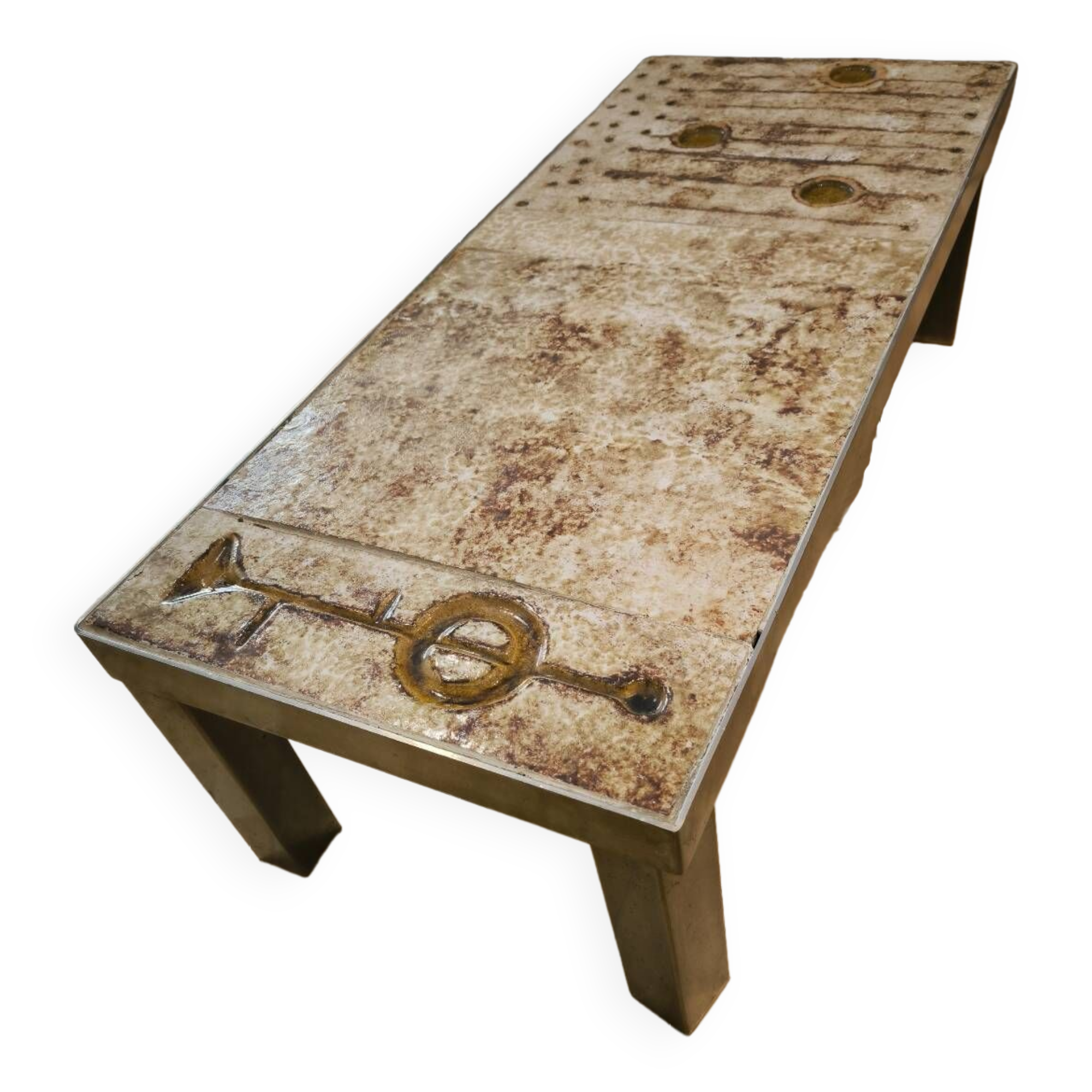 Coffee table by brothers Jean and Robert CLOUTIER, 1960