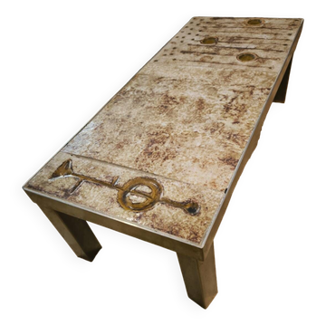 Coffee table by brothers Jean and Robert CLOUTIER, 1960