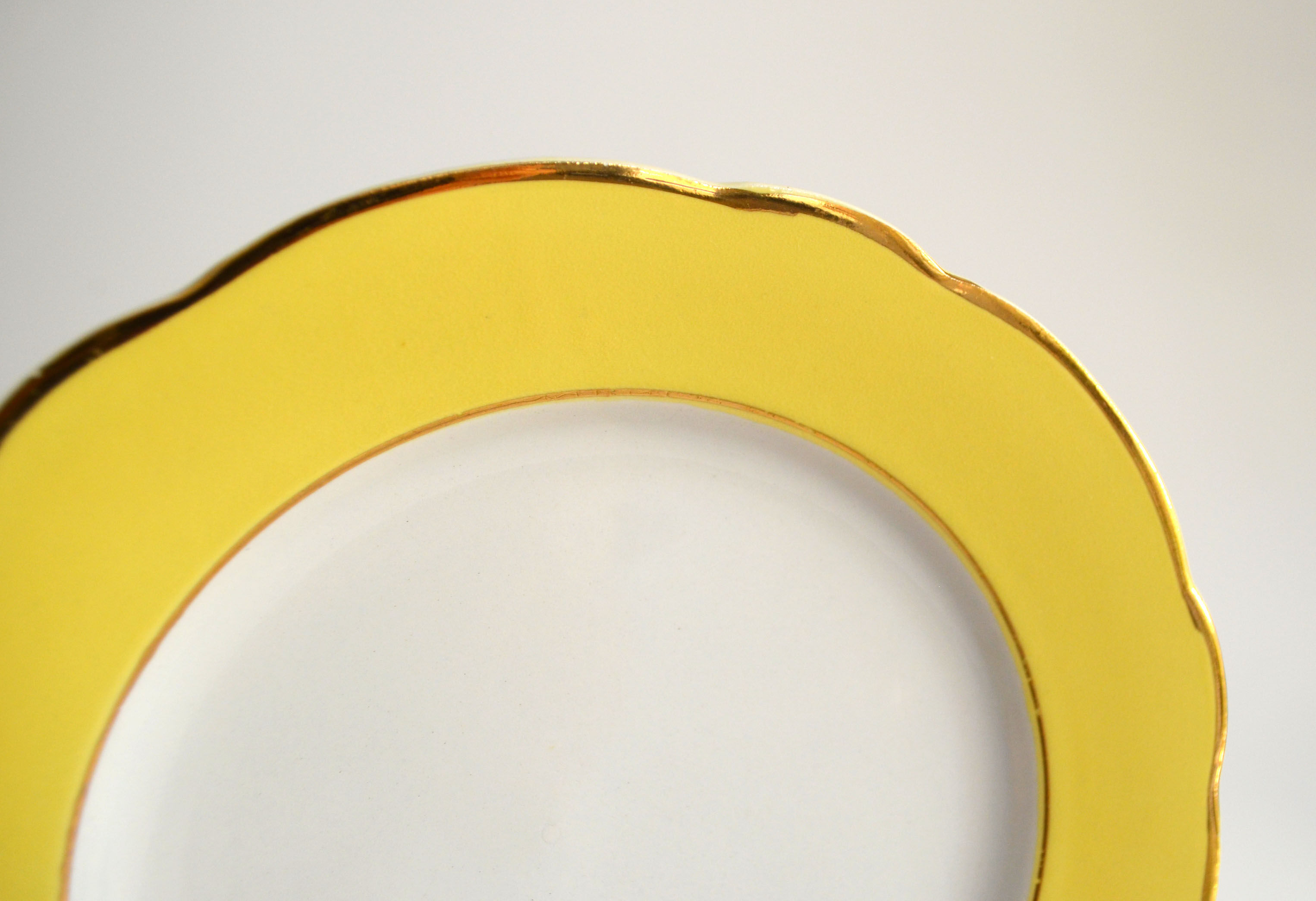 6 dessert plates lunéville model daffodil