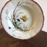 Sarreguemines plate model "papillon ''