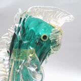 Vase sculpture Fish glass by Murano Salviati