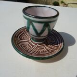 3 ceramic shells Robert Picault Vallauris Vintage