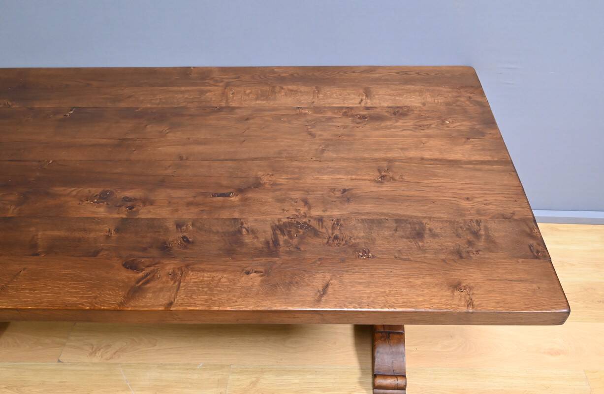 Table de monastère en chêne