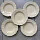 Assiettes creuses modèle ivoire à godron Sarreguemines