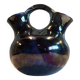 Vase double bouquetière rambervillers en grès flammé