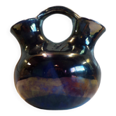 Rambervillers double flower vase in flamed stoneware