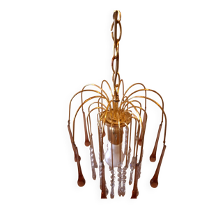 Lustre a gouttes vintage