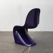 Mid-century Panton side chair set by Verner Panton for Herman Miller, 1960s.