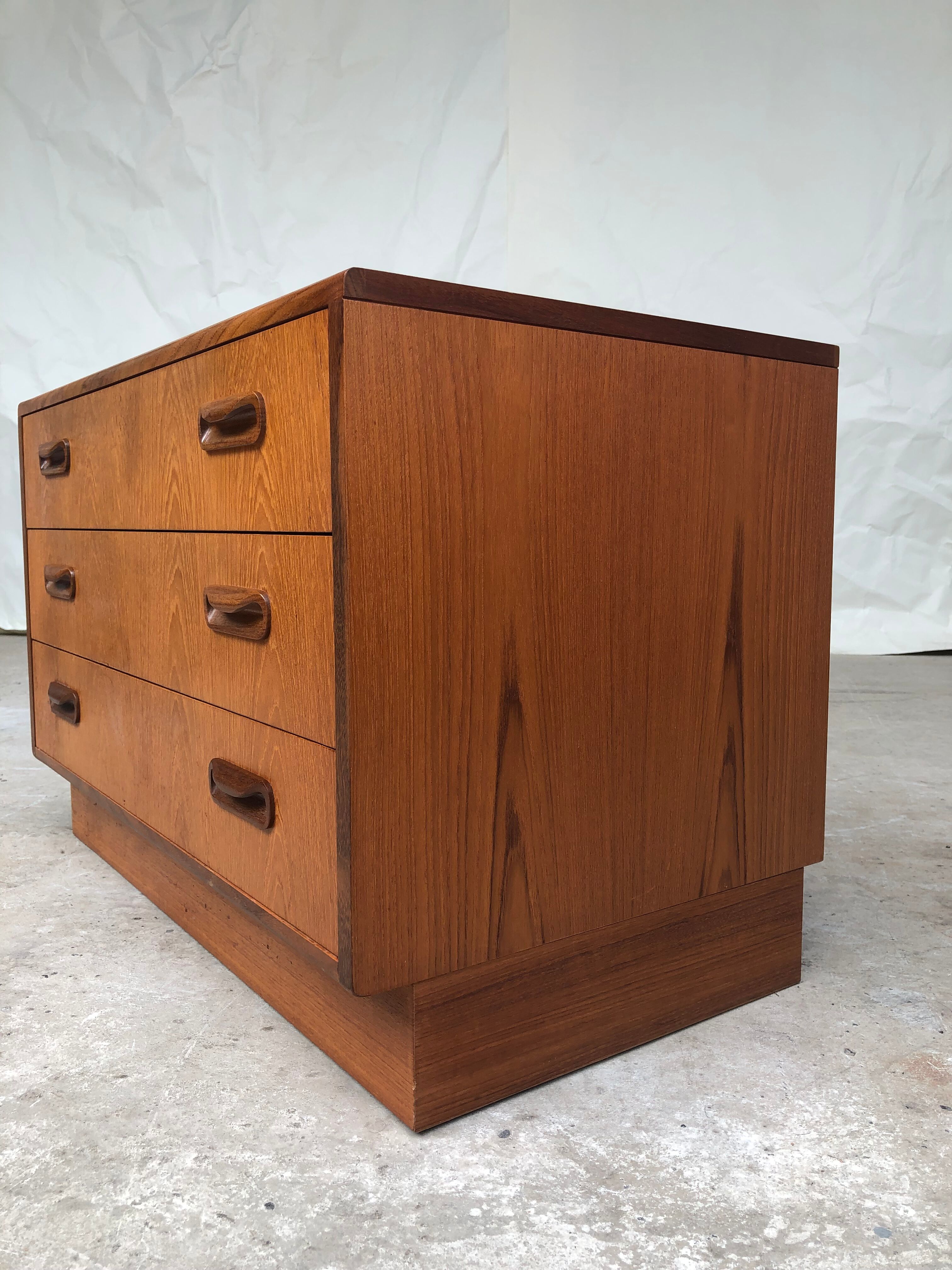 chest of drawers Teak G Plan Fresco Chest Drawers Sideboard Danish Scandi Retro