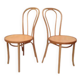 Pair of bentwood bistro chairs