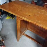 Children's desk or shorthand desk in oak from the 1950s