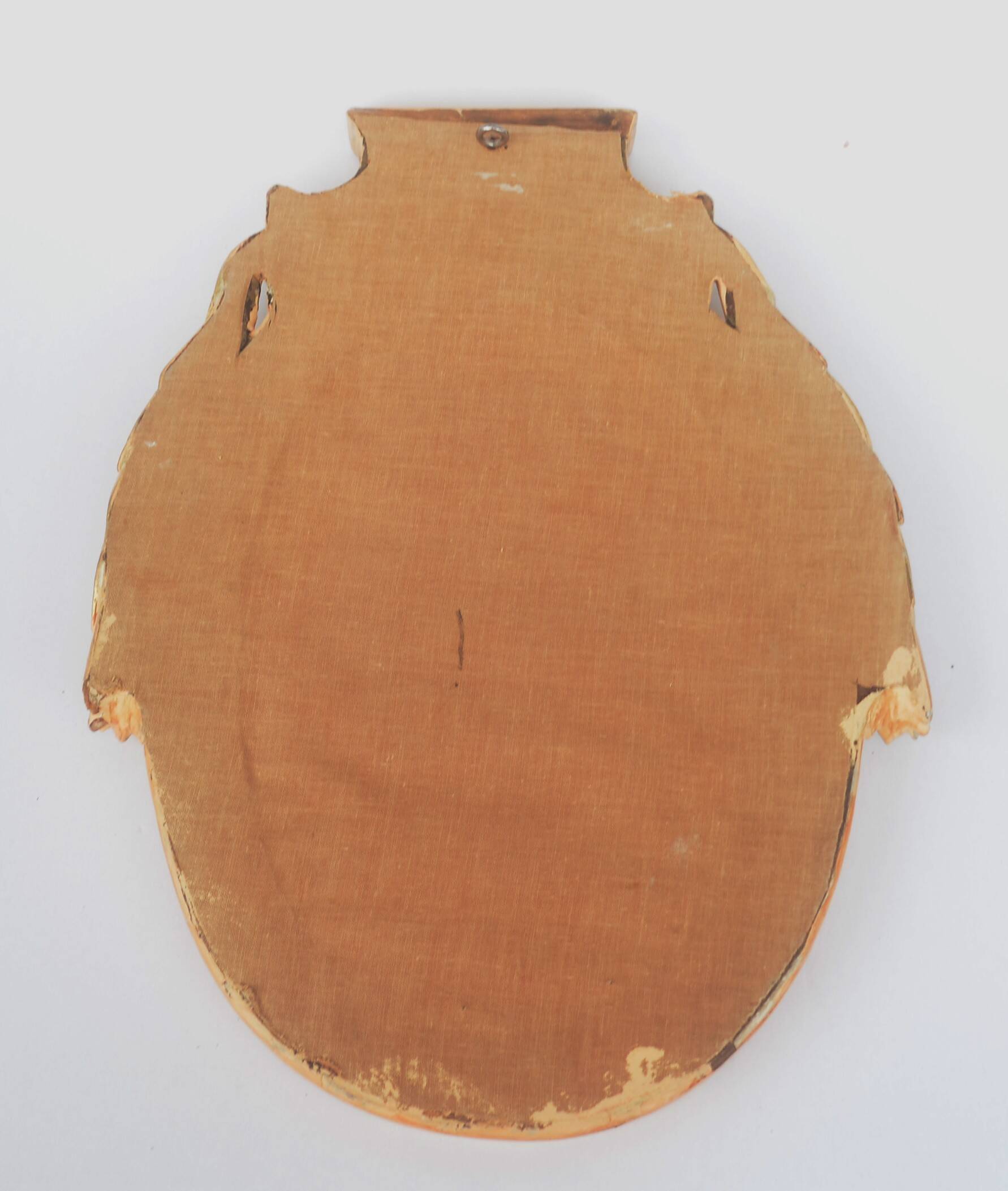 Antique Gilded Wood Mirror a Fronton Louis XVI Style