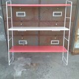 Vintage steel wire shelf