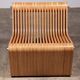 Vintage Beech Plywood Lounge Chair with Bolt Construction