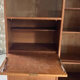 1960s cabinet, desk, display cabinet, drawers