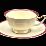 Set of three antique Thomas Bavaria cups – Ivory porcelain